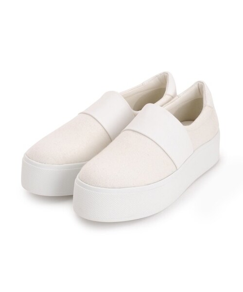 ADAM ET ROPE'（アダムエロペ）の「厚底スニーカー（シューズ・レディース・ブラック/ホワイト・22.5/23/23.5/24/24.5）」の3枚目の写真