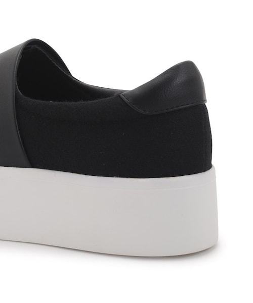 ADAM ET ROPE'（アダムエロペ）の「厚底スニーカー（シューズ・レディース・ブラック/ホワイト・22.5/23/23.5/24/24.5）」の7枚目の写真