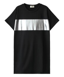 GRL | 箔ラインスエットワンピース(Tシャツ/カットソー)