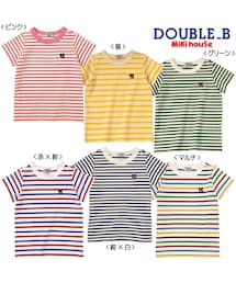MIKI HOUSE | 【ダブルＢ】★Everyday Double_B★ボーダー半袖Tシャツ(Tシャツ/カットソー)