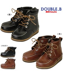 MIKI HOUSE | 【ダブルＢ】レースアップショートブーツ(ブーツ)
