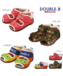 MIKI HOUSE | 【ダブルＢ】かかとにワンポイント☆ダブルラッセルベビーサンダル(ベビーシューズ/ベビーソックス)