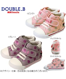 MIKI HOUSE | 【ダブルＢ】ドット柄ガーリー♪セカンドベビーシューズ(ベビーシューズ/ベビーソックス)
