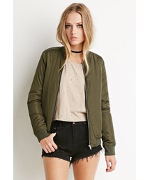 FOREVER 21 | ジッパーボンバージャケット(ジャケット/アウター)