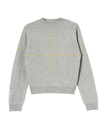 PAMEO POSE | THIN CROSS KNIT(ニット/セーター)