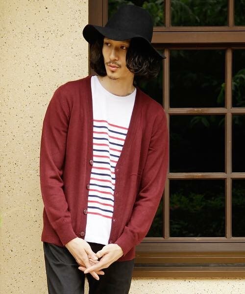 wjk 1 mile（ダブルジェイケイワンマイル）の「wjk/ダヴルジェイケイ/バスクボーダー プレミアム半袖Ｔ（Tシャツ/カットソー・メンズ・ホワイト×グレー/ホワイト×ブルー/ホワイト×レッド/ネイビー・SMALL/MEDIUM/LARGE/X-LARGE）」の20枚目の写真