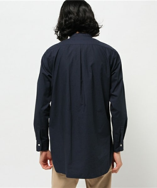 FREDY&GLOSTER（フレディアンドグロスター）の「マオカラーロングシャツ（シャツ/ブラウス・メンズ・カーキ/ネイビー・MEDIUM/LARGE）」の5枚目の写真