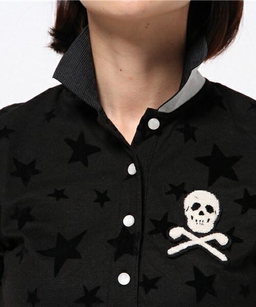 MARK & LONA(マークアンドロナ)の「Stellar Polo(ポロシャツ・レディース・ホワイト/ブラック/ヘザ-グレー・SMALL/MEDIUM)」の8枚目の写真