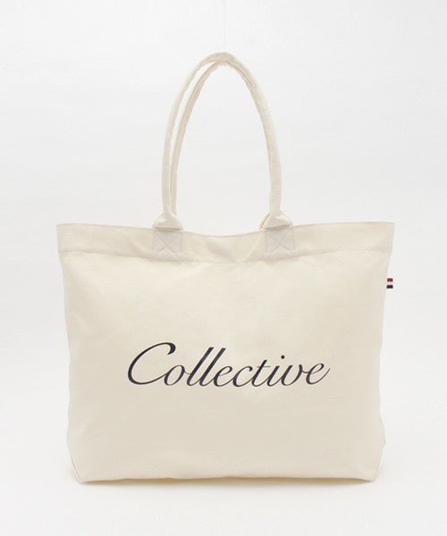 UNION STATION（ユニオンステーション）の「Collectiveオリジナルトートバッグ（トートバッグ・メンズ・ホワイト/ブラック・FREE）」の2枚目の写真