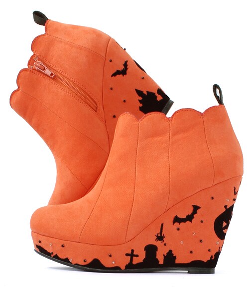 RANDA（ランダ）の「Halloween/Jack-o'-Lantern（シューズ・レディース・オレンジ・S/M/L）」の6枚目の写真