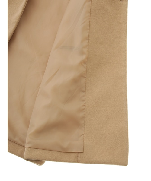 w closet（ダブルクローゼット）の「【予約】シングルチェスターコート（ジャケット/アウター・レディース・Lブルー/キャメル/グレー/ブラック・FREE）」の11枚目の写真