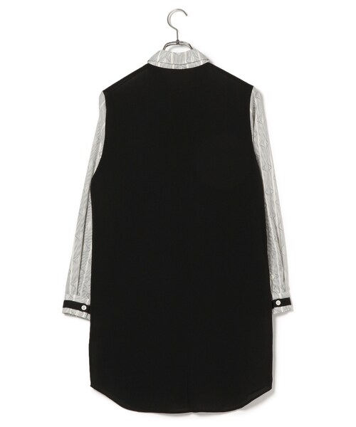 Usagi pour toi（ウサギプゥトワ）の「EROTOKRITOS プリントシャツドレス（その他・black・0）」の2枚目の写真