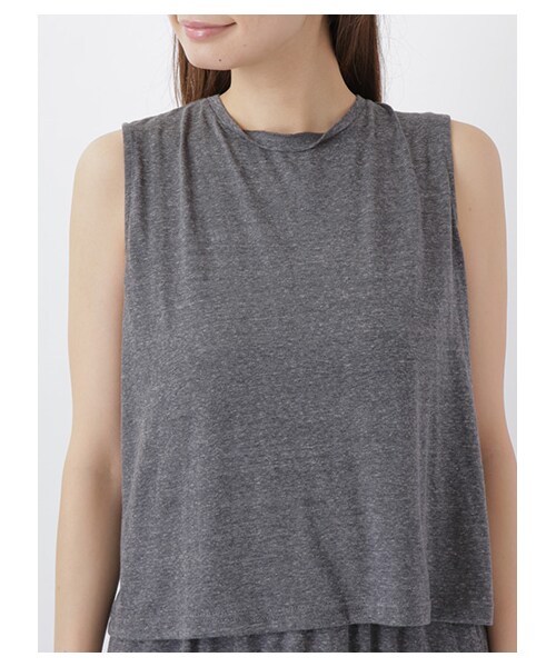 SEVENDAYS=SUNDAY(セブンデイズサンデイ)の「・TCR天竺 セットワンピース(ワンピース/ドレス・グレー/チャコールグレー/ネイビー・F)」の7枚目の写真