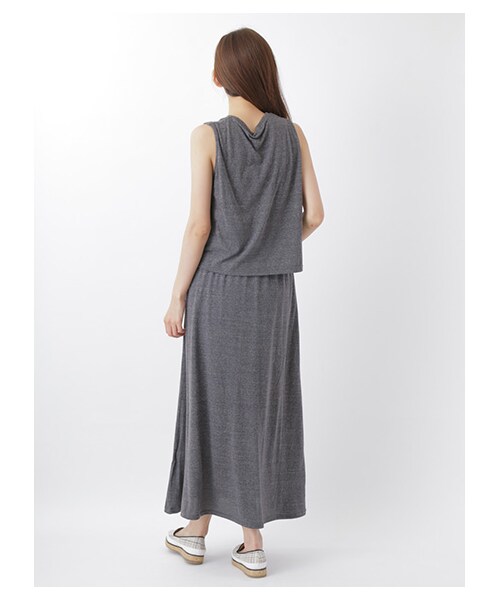 SEVENDAYS=SUNDAY(セブンデイズサンデイ)の「・TCR天竺 セットワンピース(ワンピース/ドレス・グレー/チャコールグレー/ネイビー・F)」の6枚目の写真