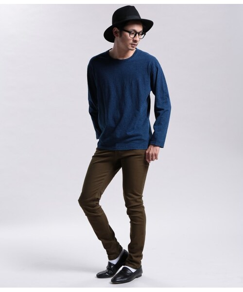 JUNRED（ジュンレッド）の「ストレッチスキニーパンツ（パンツ・メンズ・ブラック/オフホワイト/カーキ/レンガ・0/1/2）」の14枚目の写真