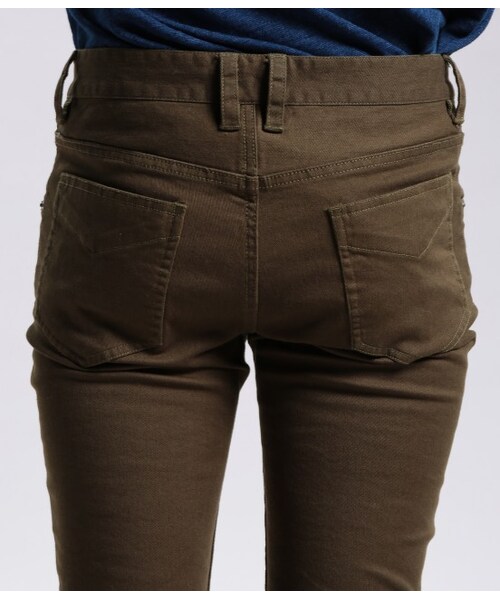 JUNRED（ジュンレッド）の「ストレッチスキニーパンツ（パンツ・メンズ・ブラック/オフホワイト/カーキ/レンガ・0/1/2）」の10枚目の写真