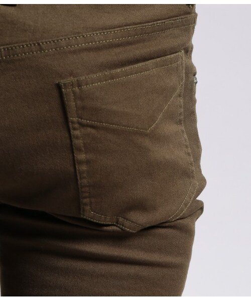 JUNRED（ジュンレッド）の「ストレッチスキニーパンツ（パンツ・メンズ・ブラック/オフホワイト/カーキ/レンガ・0/1/2）」の11枚目の写真