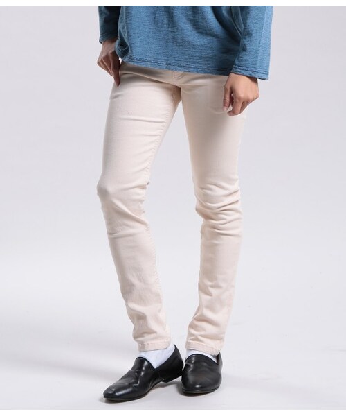 JUNRED（ジュンレッド）の「ストレッチスキニーパンツ（パンツ・メンズ・ブラック/オフホワイト/カーキ/レンガ・0/1/2）」の3枚目の写真