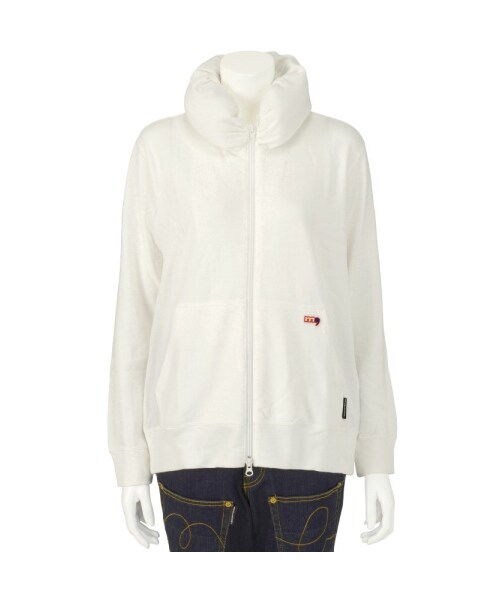 mercibeaucoup,(メルシーボークー)の「メルシーボークー、 / B:ボクウラケ / ブルゾン(ジャケット/アウター・レディース・white/yellow/gray/black・01/03)」の1枚目の写真