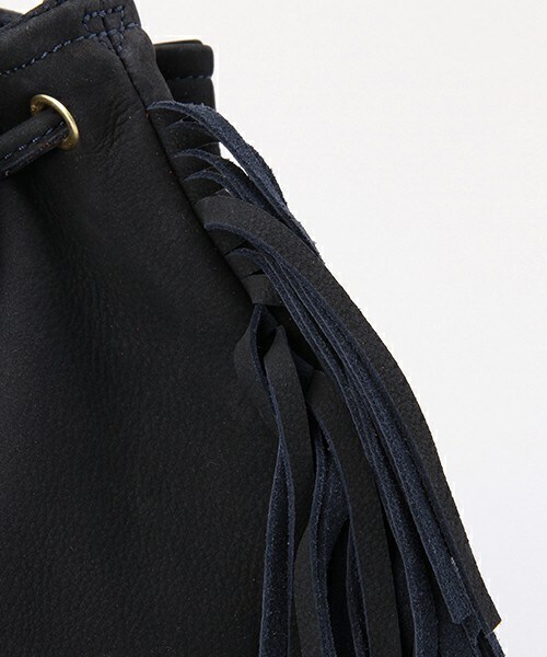 Soareak（ソアリーク）の「【Beau're*Soareak】2WAYﾌﾘﾝｼﾞﾜﾝﾊﾝﾄﾞﾙﾊﾞｯｸﾞ（ハンドバッグ・レディース・ネイビー/オレンジ・FREE）」の6枚目の写真