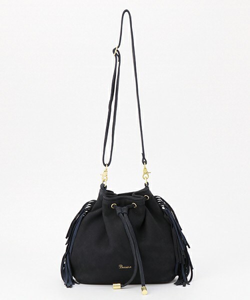 Soareak（ソアリーク）の「【Beau're*Soareak】2WAYﾌﾘﾝｼﾞﾜﾝﾊﾝﾄﾞﾙﾊﾞｯｸﾞ（ハンドバッグ・レディース・ネイビー/オレンジ・FREE）」の3枚目の写真