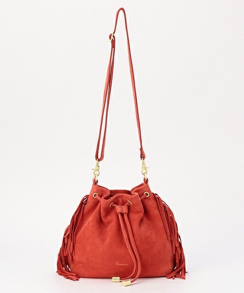 Soareak（ソアリーク）の「【Beau're*Soareak】2WAYﾌﾘﾝｼﾞﾜﾝﾊﾝﾄﾞﾙﾊﾞｯｸﾞ（ハンドバッグ・レディース・ネイビー/オレンジ・FREE）」の10枚目の写真