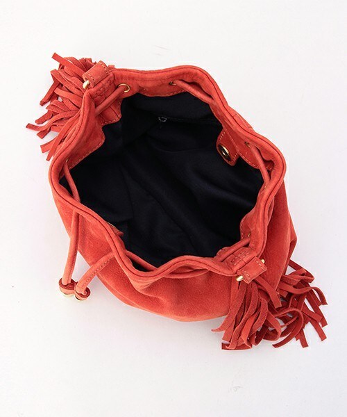 Soareak（ソアリーク）の「【Beau're*Soareak】2WAYﾌﾘﾝｼﾞﾜﾝﾊﾝﾄﾞﾙﾊﾞｯｸﾞ（ハンドバッグ・レディース・ネイビー/オレンジ・FREE）」の9枚目の写真