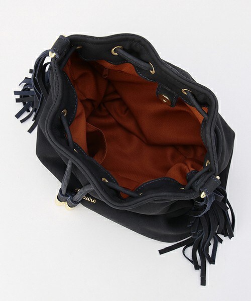 Soareak（ソアリーク）の「【Beau're*Soareak】2WAYﾌﾘﾝｼﾞﾜﾝﾊﾝﾄﾞﾙﾊﾞｯｸﾞ（ハンドバッグ・レディース・ネイビー/オレンジ・FREE）」の8枚目の写真