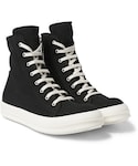 Rick Owens | Rick Owens DRKSHDW Canvas High-Top Sneakers(球鞋)