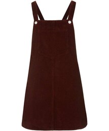 TOPSHOP | Petite cord pinafore dress(ワンピース)