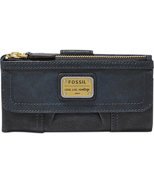 FOSSIL（フォッシル）の「Fossil Emory Leather Clutch Wallet（ハンドバッグ）」 - WEAR