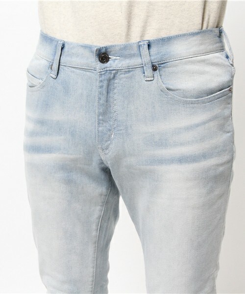 FREDY&GLOSTER（フレディアンドグロスター）の「【佐藤アツヒロさん ドラマ 着用】スキニー5Pパンツ（デニムパンツ・メンズ・サックスブルー・S/M/L）」の5枚目の写真