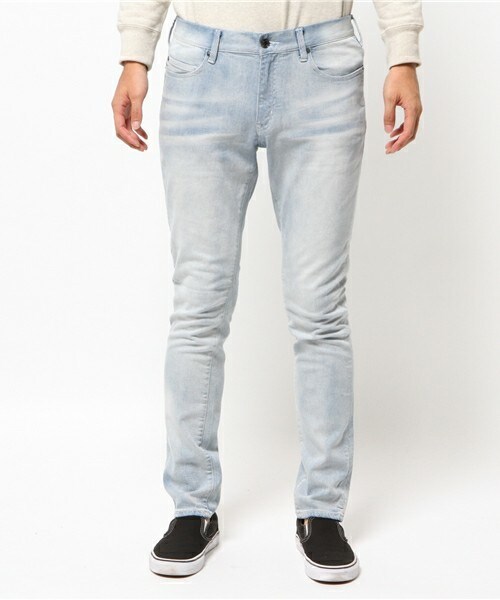 FREDY&GLOSTER（フレディアンドグロスター）の「【佐藤アツヒロさん ドラマ 着用】スキニー5Pパンツ（デニムパンツ・メンズ・サックスブルー・S/M/L）」の4枚目の写真