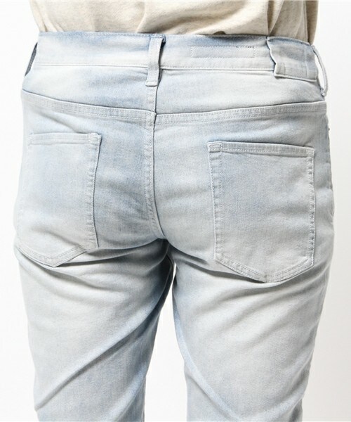 FREDY&GLOSTER（フレディアンドグロスター）の「【佐藤アツヒロさん ドラマ 着用】スキニー5Pパンツ（デニムパンツ・メンズ・サックスブルー・S/M/L）」の6枚目の写真