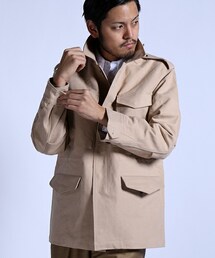 オーラリー　ジャケット AURALEE オーラリー 21AW 日本製 SUPER FINE WOOL COTTON TWILL SHAWL