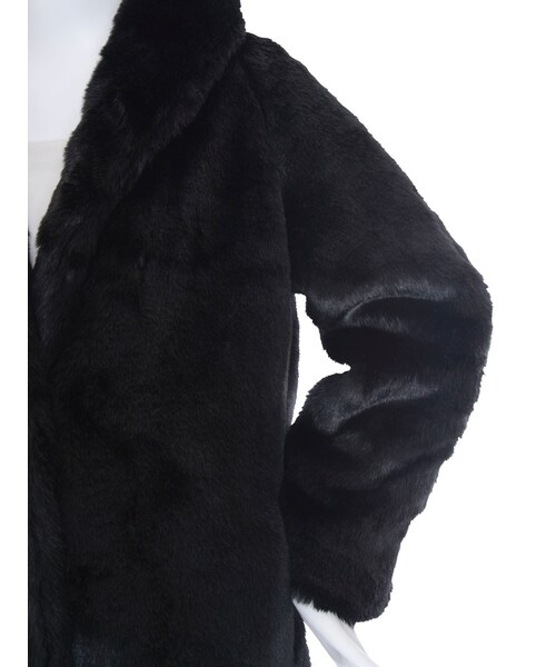 EVRIS（エヴリス）の「ビッグショールロングコート（ジャケット/アウター・レディース・ブラック/ブラウン/ベージュ）」の11枚目の写真