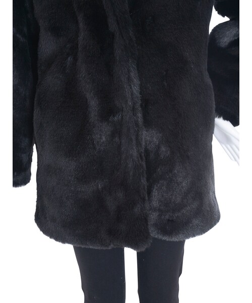 EVRIS（エヴリス）の「ビッグショールロングコート（ジャケット/アウター・レディース・ブラック/ブラウン/ベージュ）」の10枚目の写真