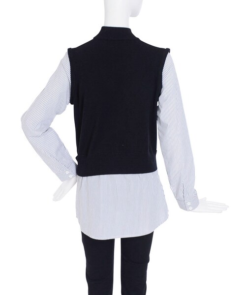 MURUA（ムルーア）の「【CASUAL】ニットベストレイヤードトップス（トップス・レディース・グレー/ブラック/キャメル）」の7枚目の写真