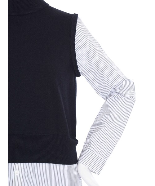 MURUA（ムルーア）の「【CASUAL】ニットベストレイヤードトップス（トップス・レディース・グレー/ブラック/キャメル）」の11枚目の写真