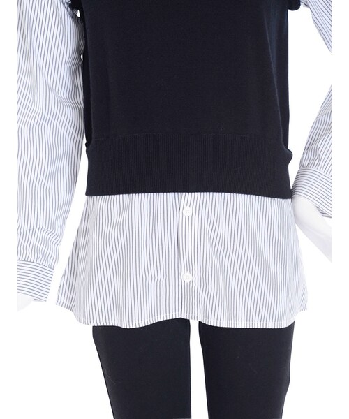 MURUA（ムルーア）の「【CASUAL】ニットベストレイヤードトップス（トップス・レディース・グレー/ブラック/キャメル）」の10枚目の写真