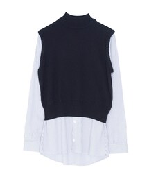 MURUA | 【CASUAL】ニットベストレイヤードトップス(トップス)