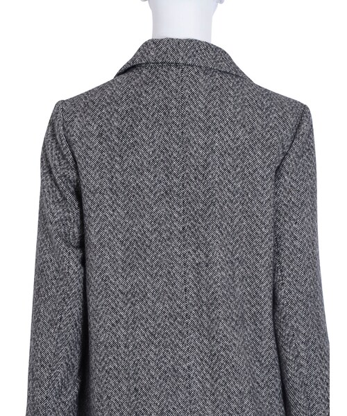 Ungrid（アングリッド）の「ツイードダブルロングコート（ジャケット/アウター・レディース・グレー）」の6枚目の写真