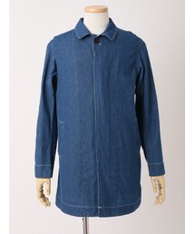 SEVENDAYS=SUNDAY | 10ozデニム ステンカラーコート(ジャケット/アウター)