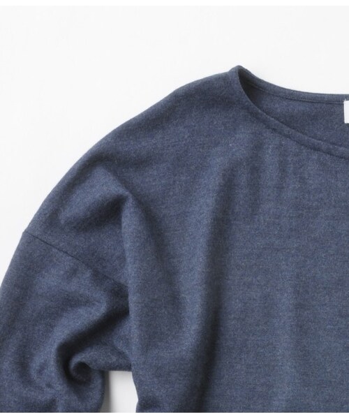 ADAM ET ROPE'（アダムエロペ）の「ウォッシャブル ウールゆるドルマン（トップス・レディース・グレー/ネイビー/ブルー/レッド・38）」の9枚目の写真