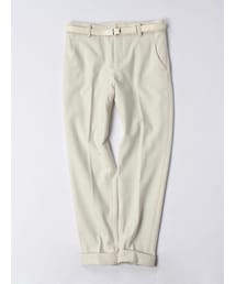 31 Sons de mode | ベルト付ストライプロングパンツ(パンツ)