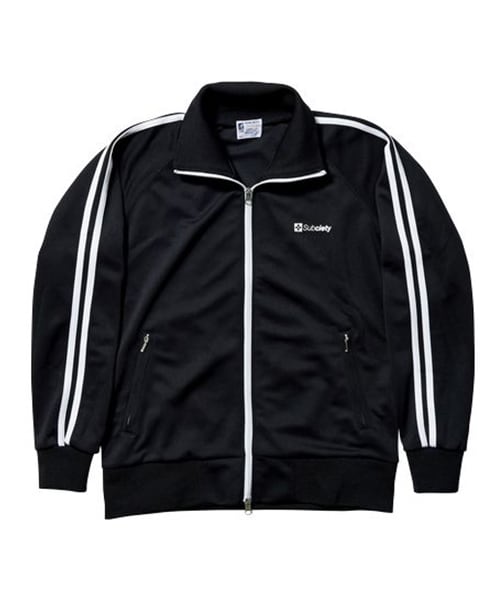 Subciety(サブサエティ)の「TRACK TOP JERSEY-THE BASE-(ジャケット/アウター・メンズ・BLACK・S/M/L/XL)」の2枚目の写真