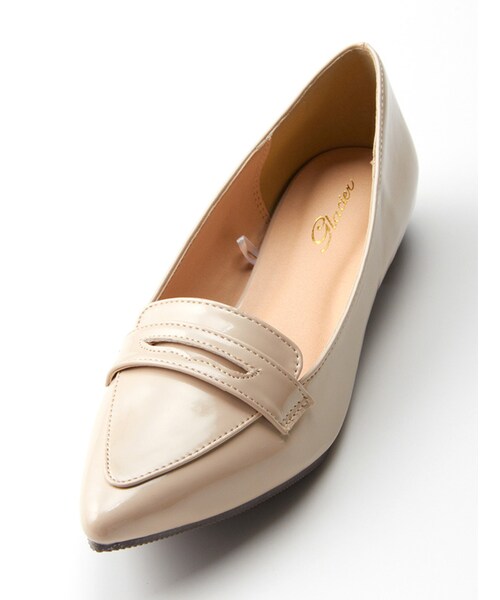 Honeys（ハニーズ）の「ローファー（パンプス・レディース・クロ/エンジ/ベージュ・Ｆ）」の2枚目の写真