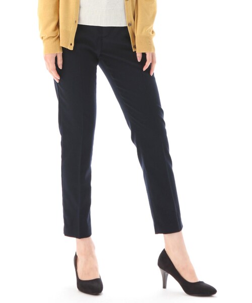 Honeys（ハニーズ）の「テーパードパンツ（パンツ・スキニー・レディース・オフチェック/クロ/コン/コンチェック/クロストライプ/コンストライプ/杢グレー・Ｆ）」の5枚目の写真