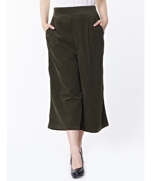 Honeys（ハニーズ）の「ガウチョパンツ（パンツ・スキニー・レディース・クロ/コン/カーキ/チャ・Ｆ）」の3枚目の写真