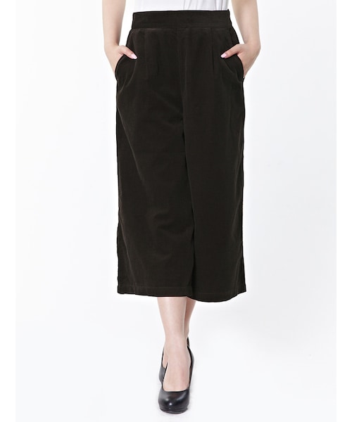 Honeys（ハニーズ）の「ガウチョパンツ（パンツ・スキニー・レディース・クロ/コン/カーキ/チャ・Ｆ）」の2枚目の写真